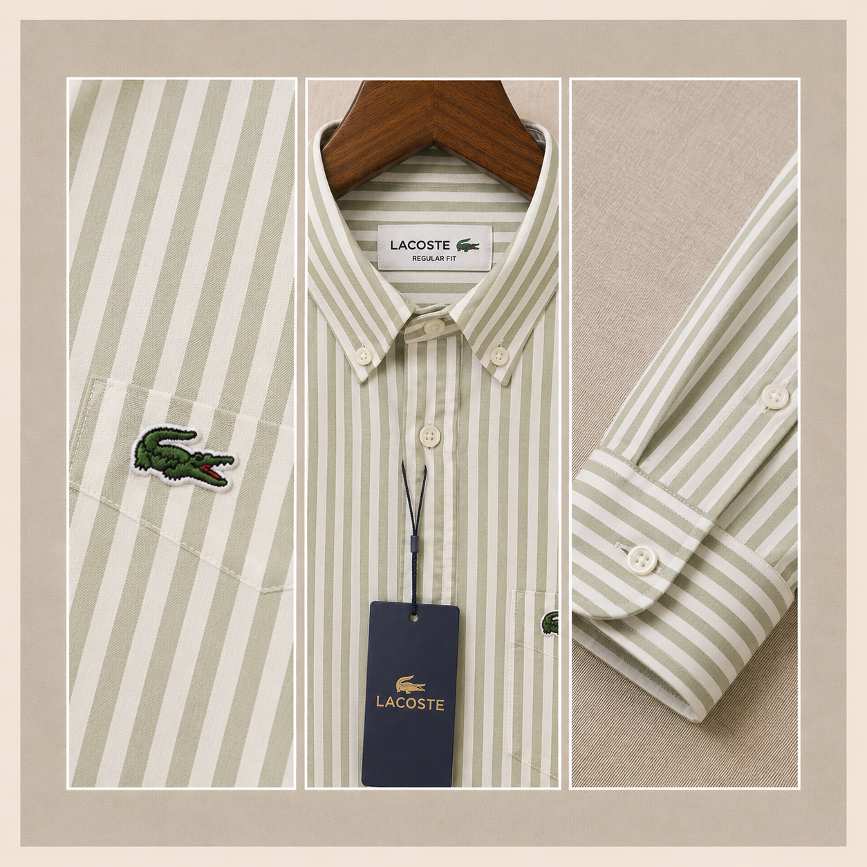 Lacoste striped shirt