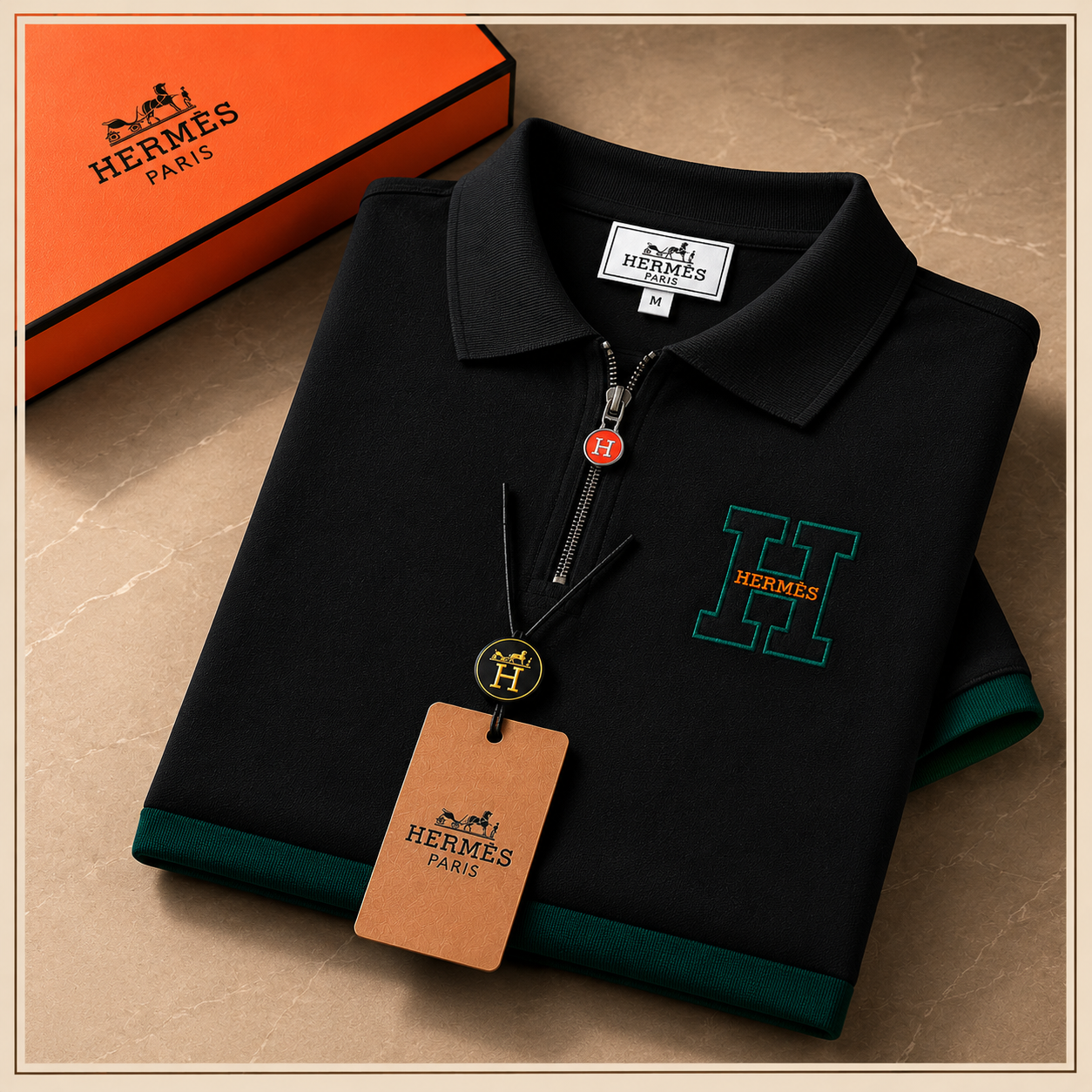 HERMÈS H SIGNATURE POLOS