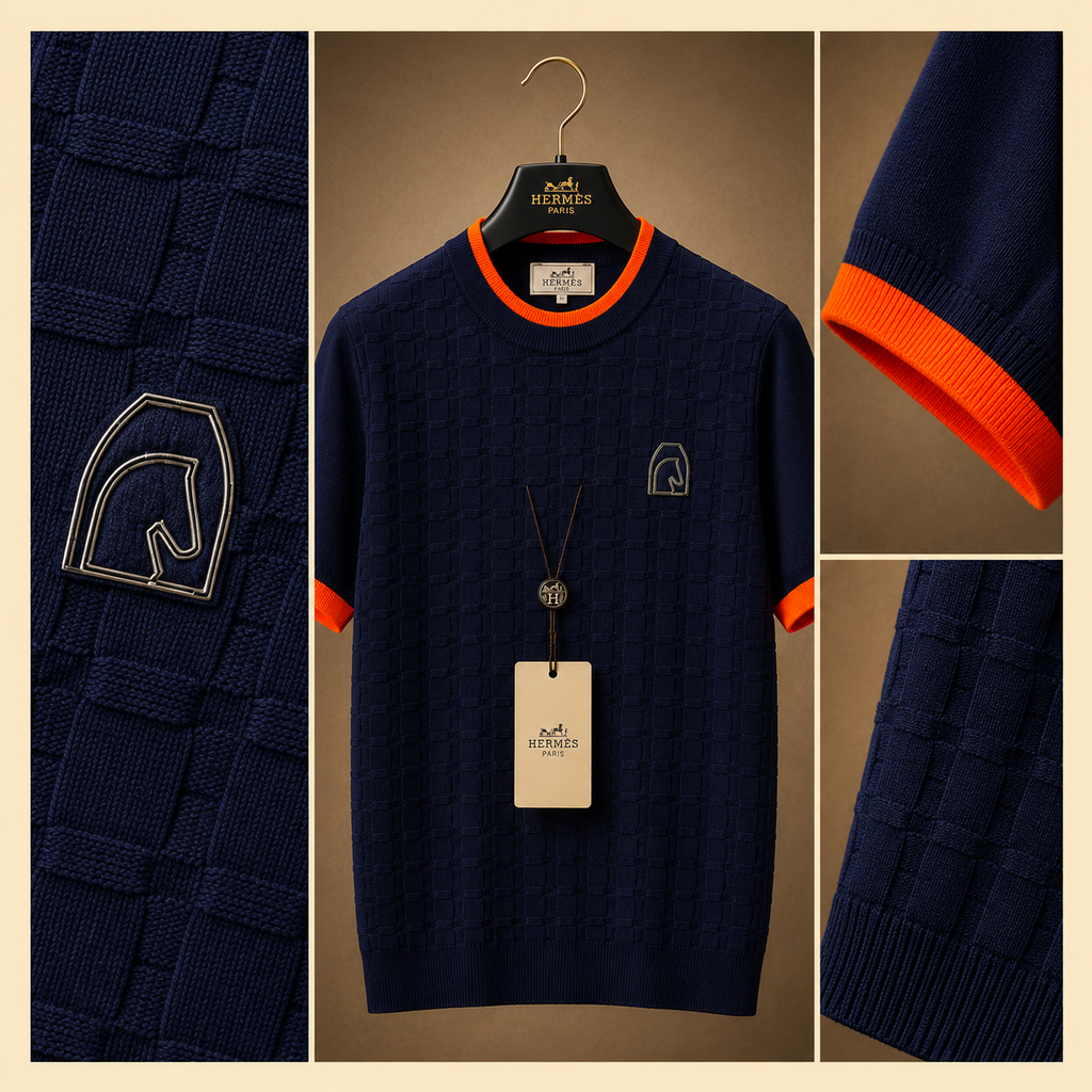 Hermès Carré Knit T-Shirt