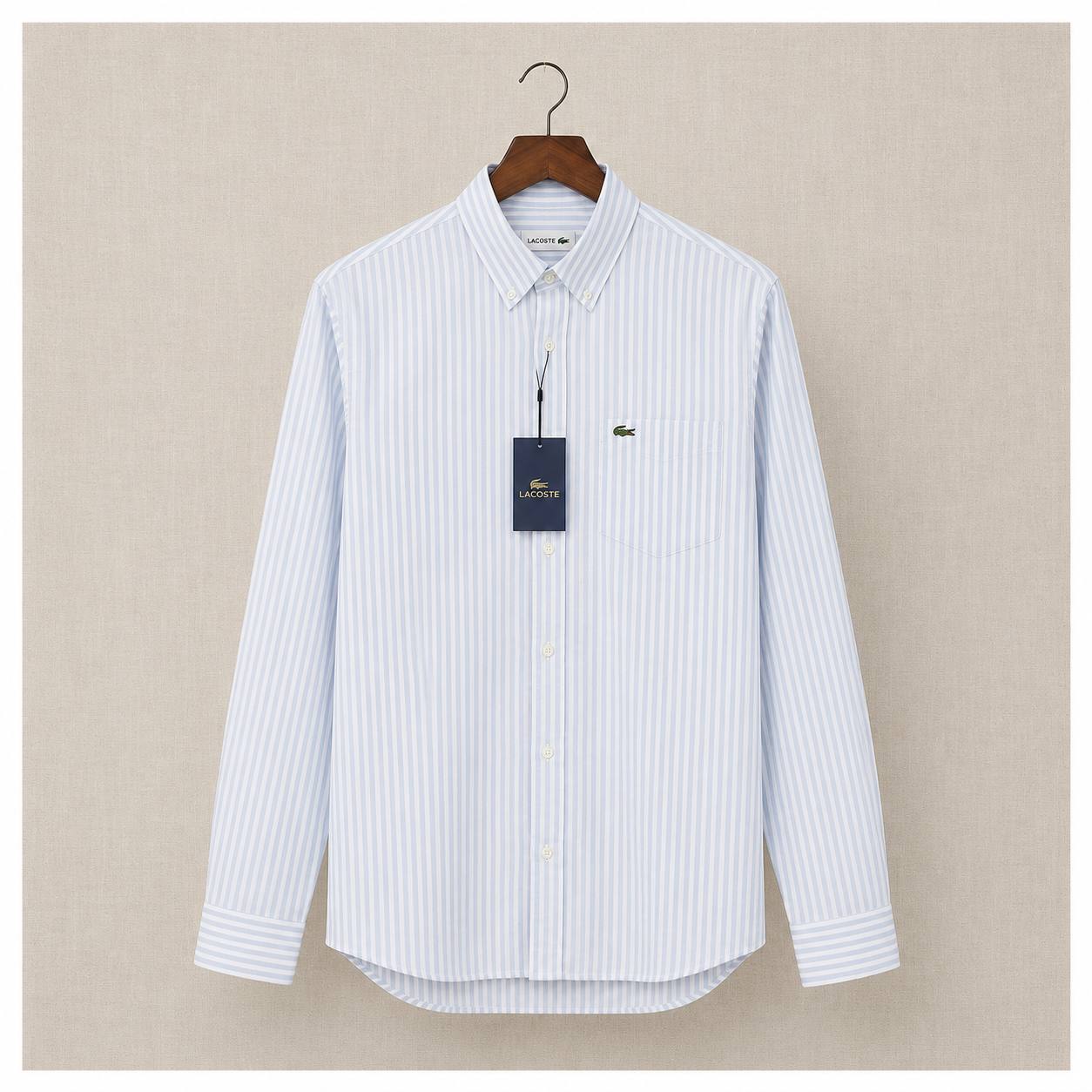 Lacoste strip shirt