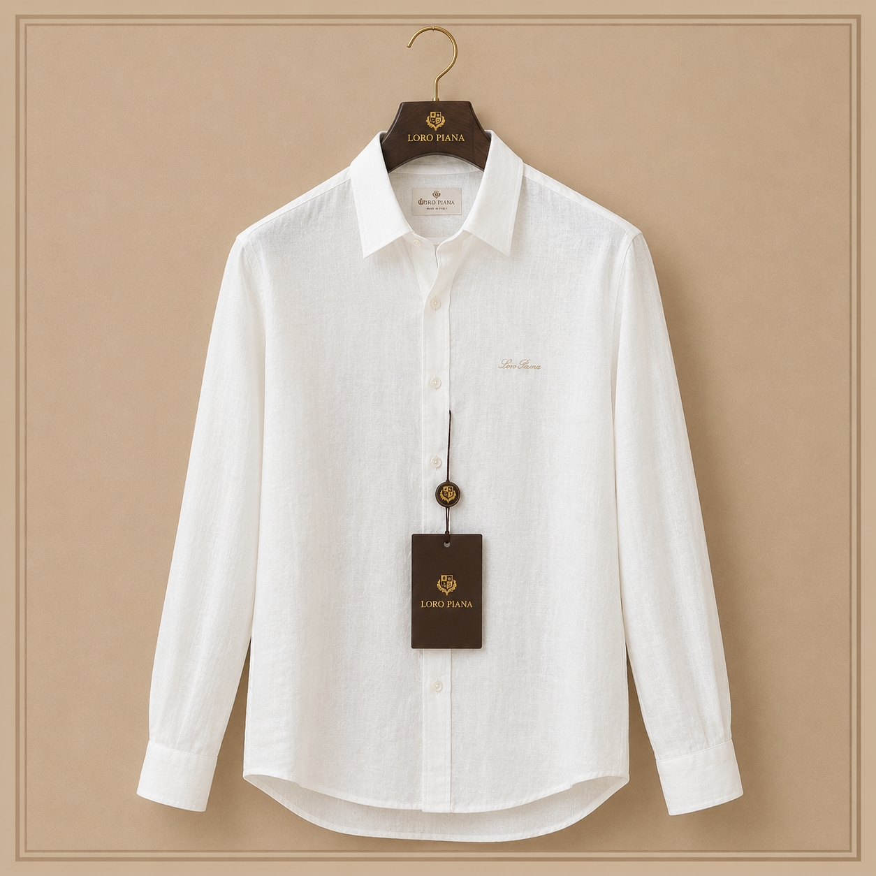 LORO PIANA RIVIERA LINEN SHIRT