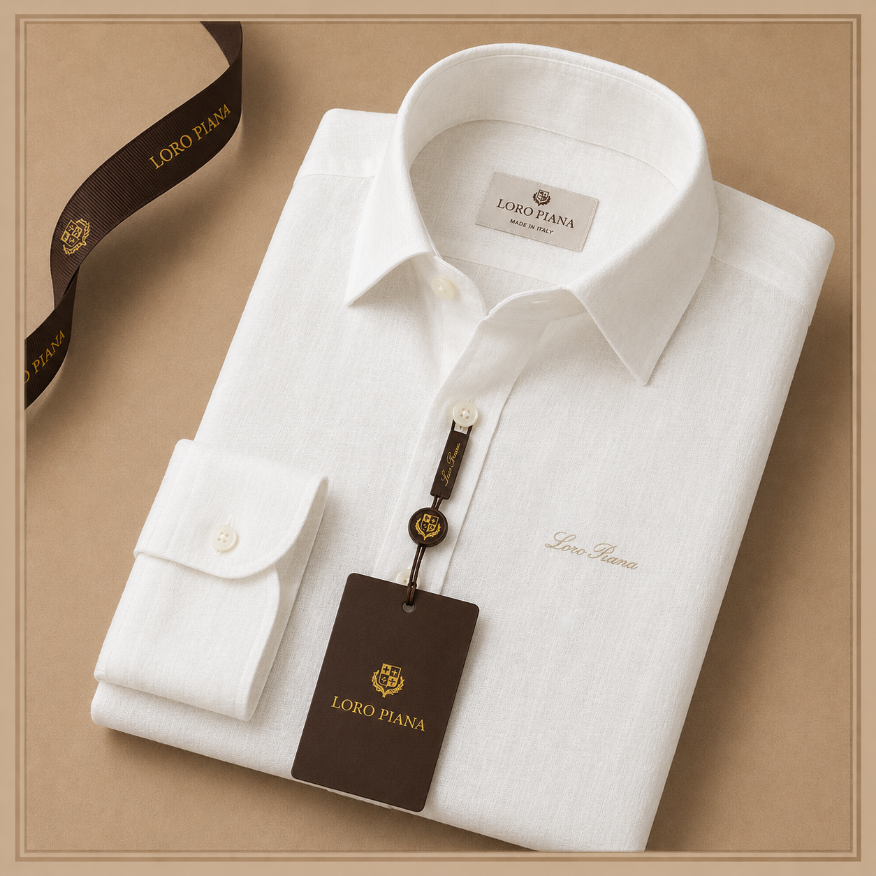 LORO PIANA RIVIERA LINEN SHIRT