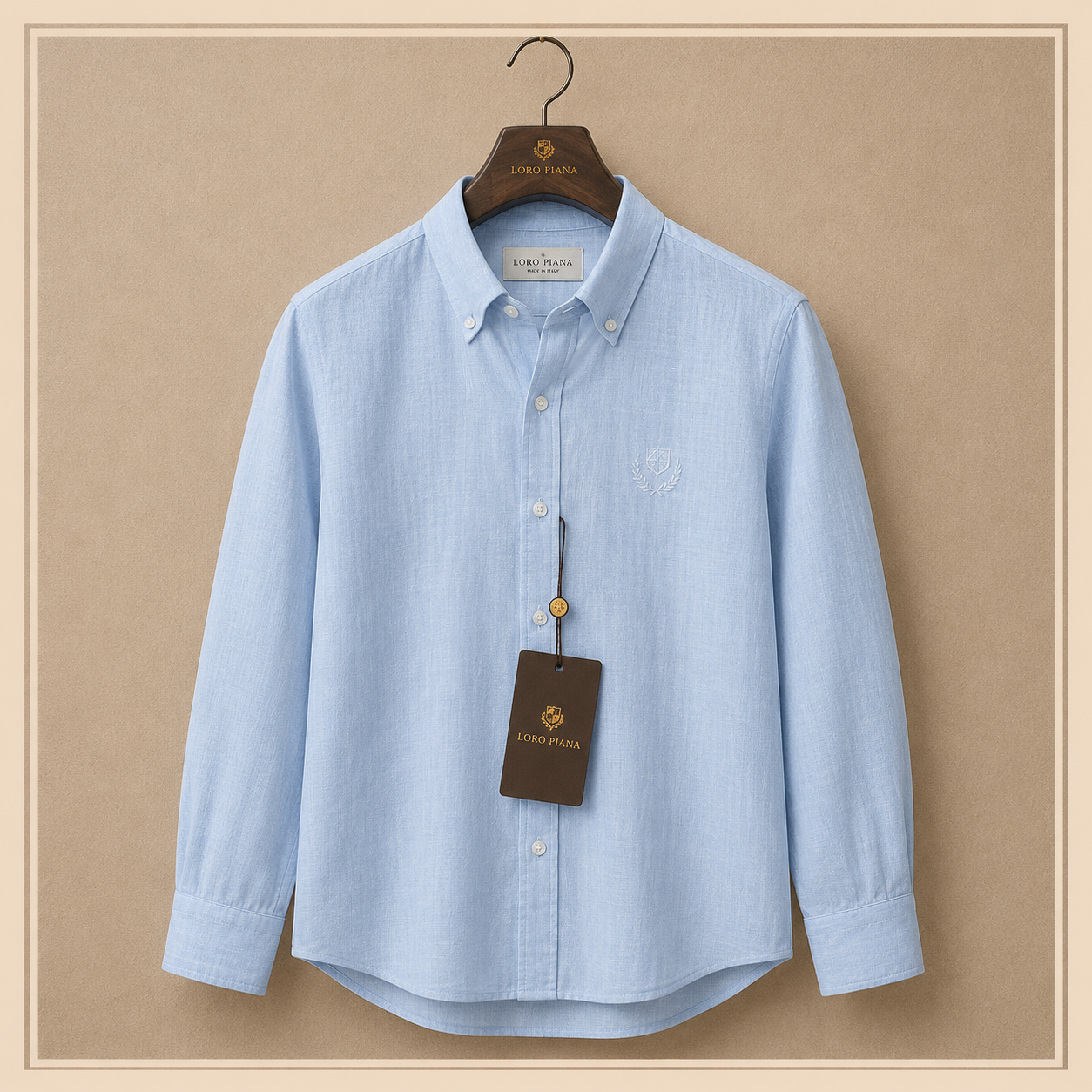 LORO PIANA ANDRÉ LINEN SHIRT