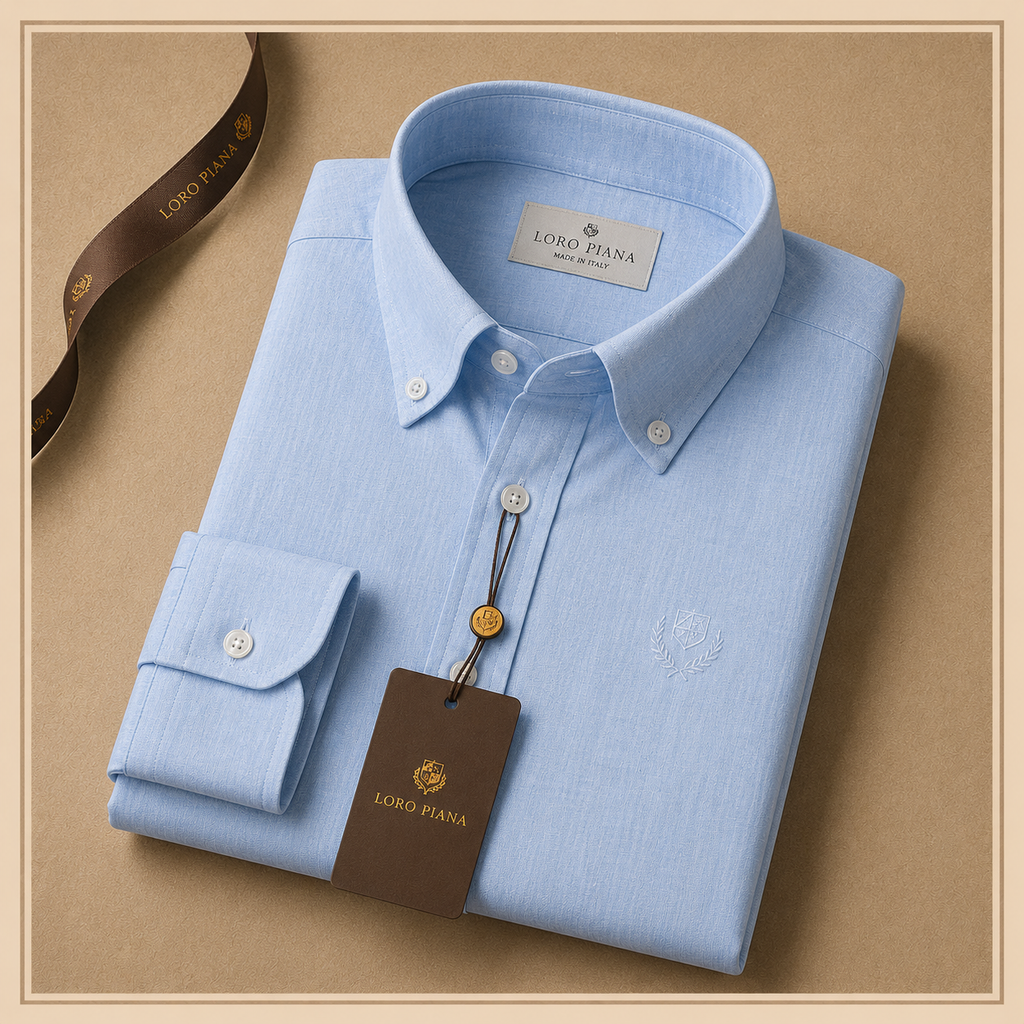 LORO PIANA ANDRÉ LINEN SHIRT