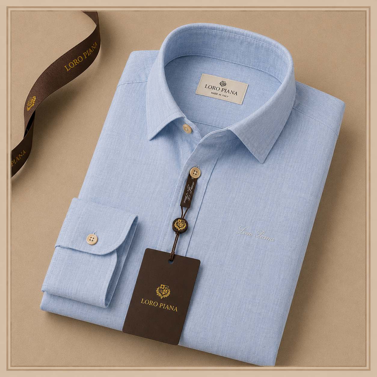 LORO PIANA RIVIERA LINEN SHIRT