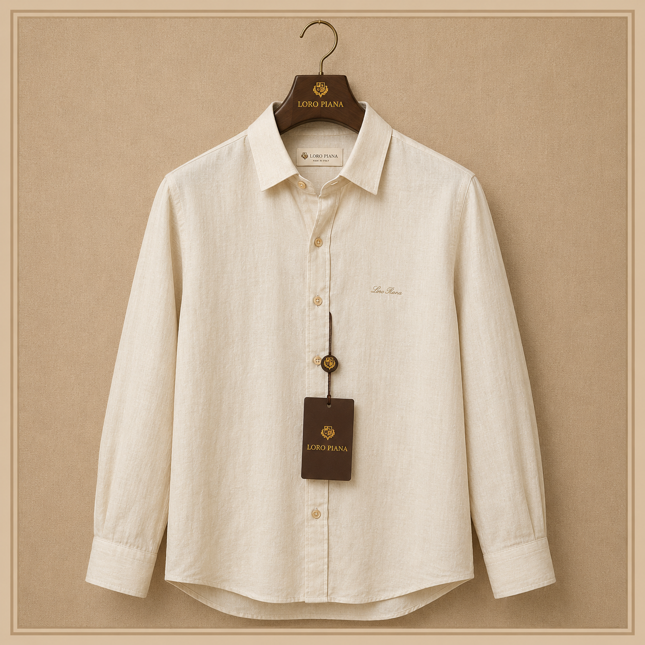 LORO PIANA RIVIERA LINEN SHIRT