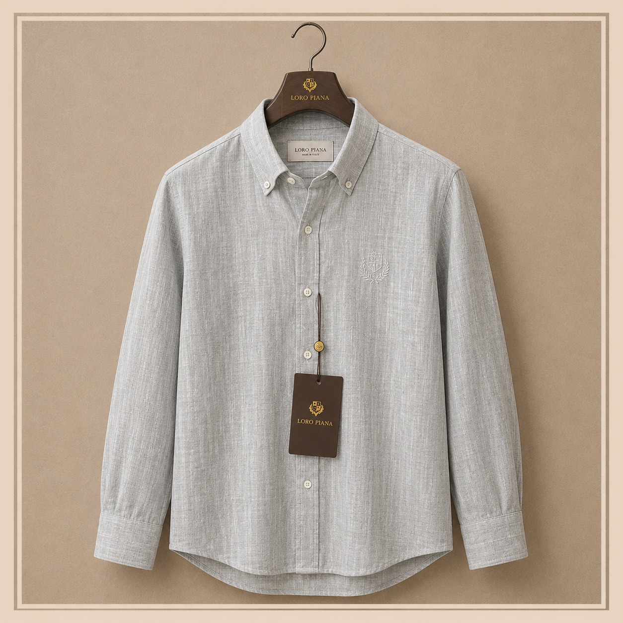 LORO PIANA ANDRÉ LINEN SHIRT
