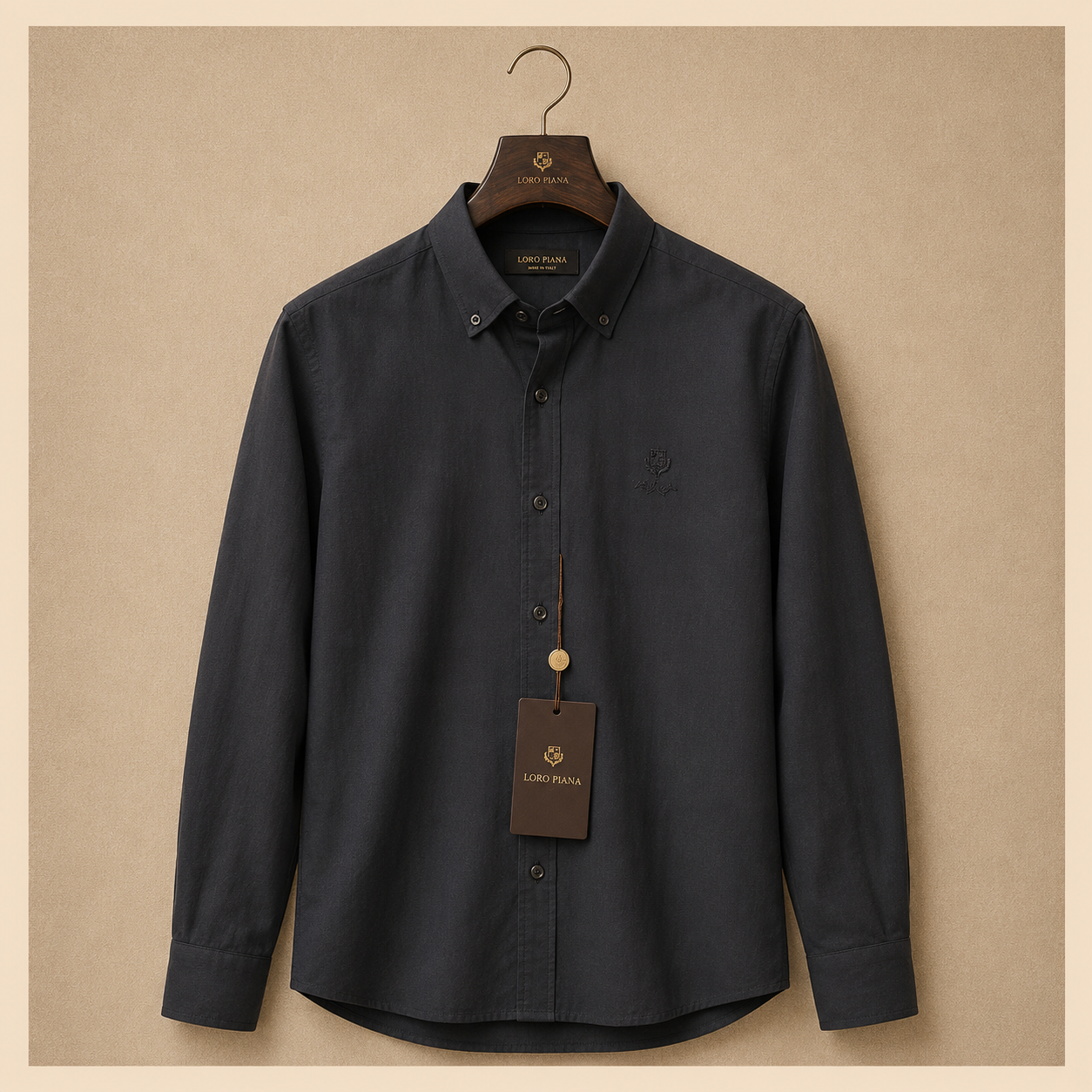 LORO PIANA ANDRÉ LINEN SHIRT
