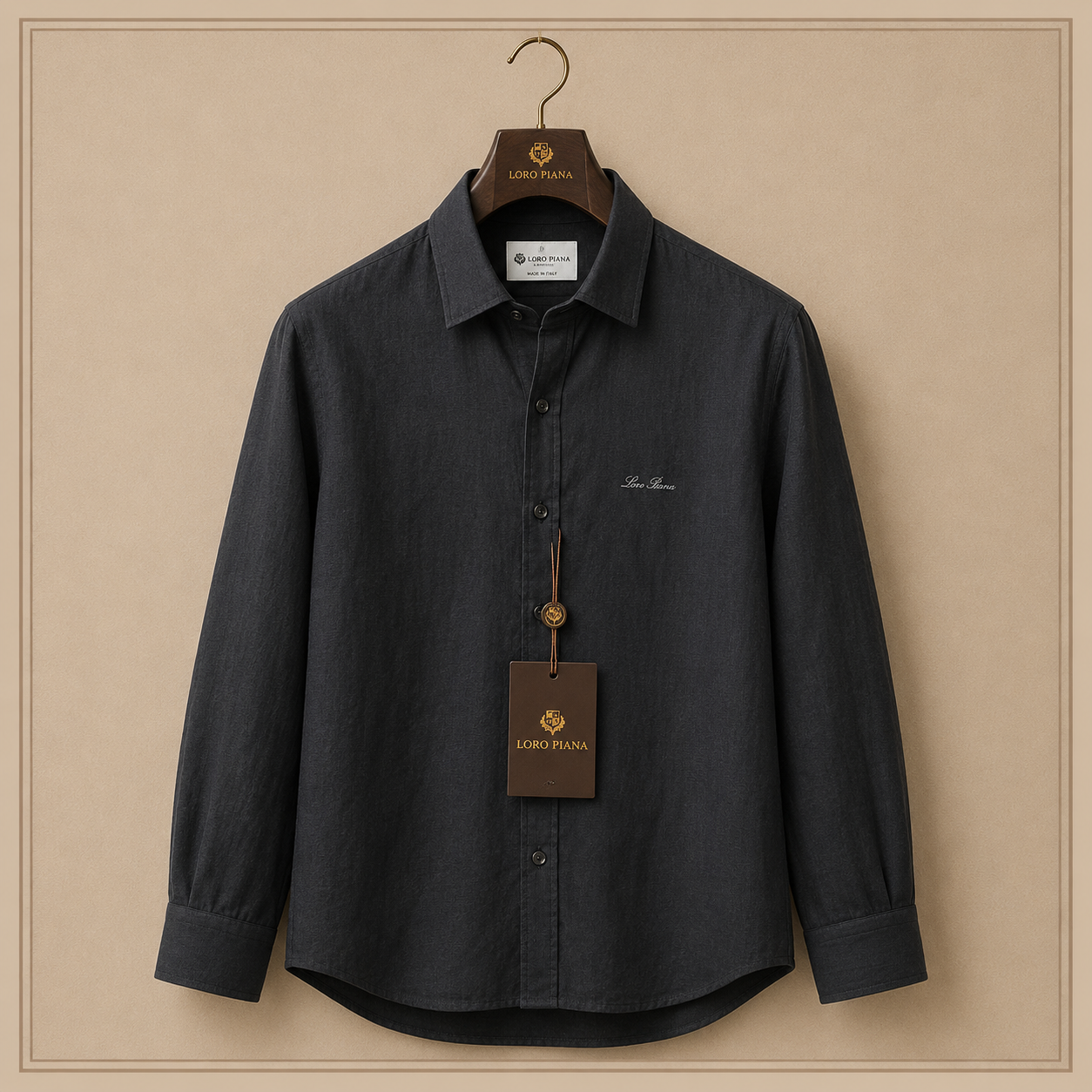 LORO PIANA RIVIERA LINEN SHIRT