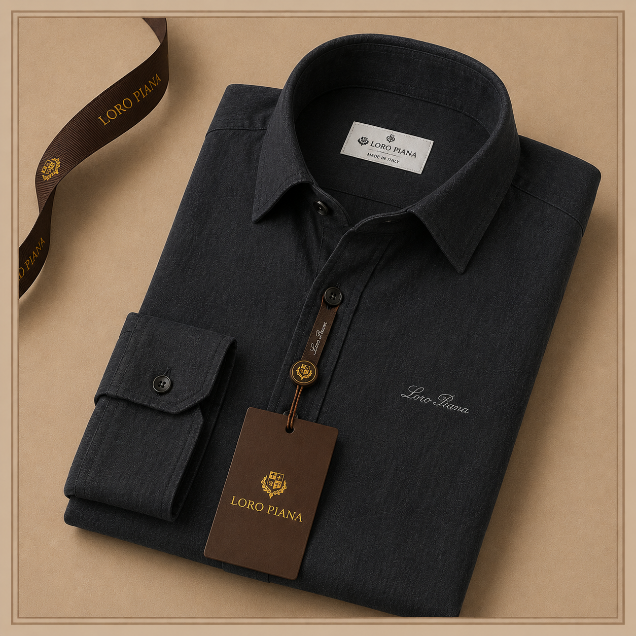 LORO PIANA RIVIERA LINEN SHIRT
