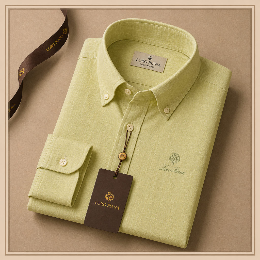 LORO PIANA ANDRÉ LINEN SHIRT