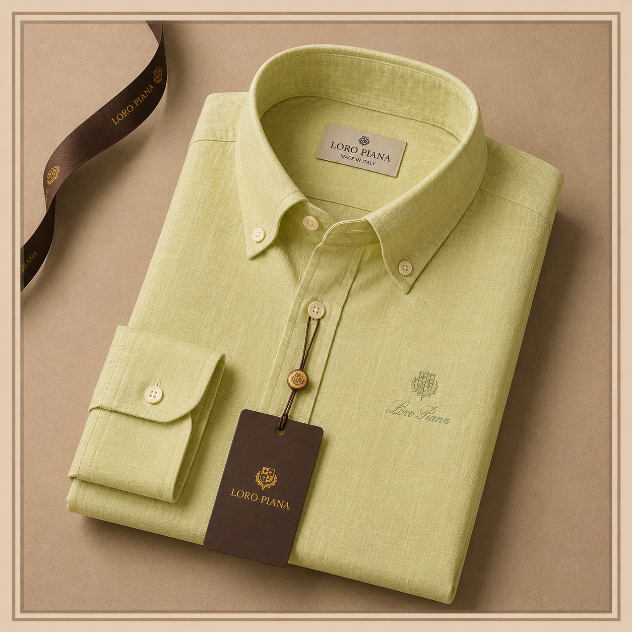 LORO PIANA ANDRÉ LINEN SHIRT