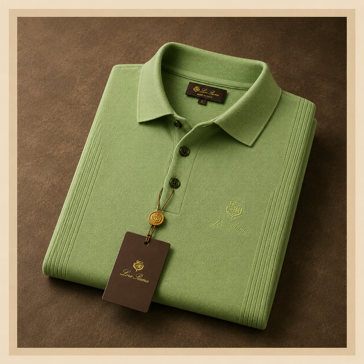 LORO PIANA SIDE PANEL KNIT POLO