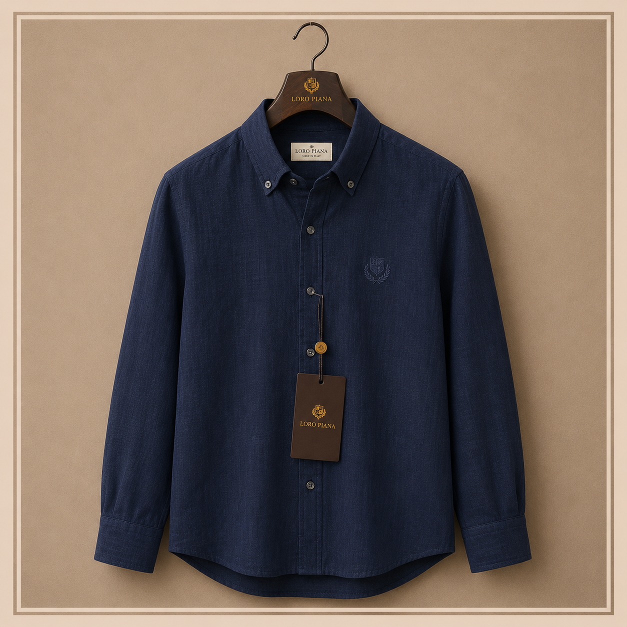 LORO PIANA ANDRÉ LINEN SHIRT