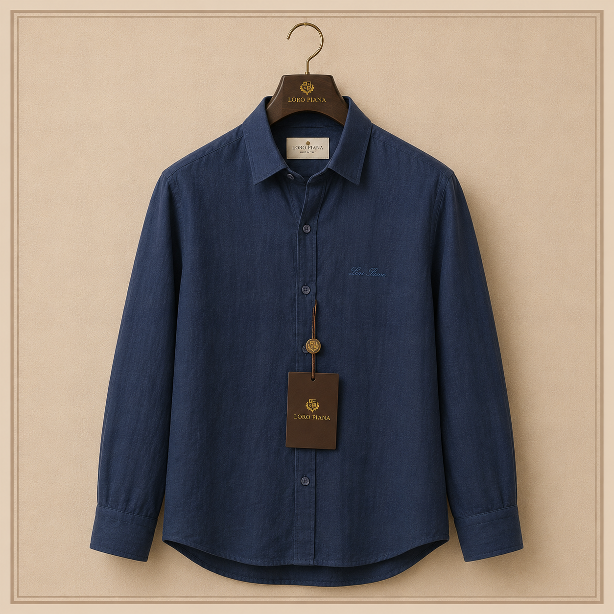 LORO PIANA RIVIERA LINEN SHIRT