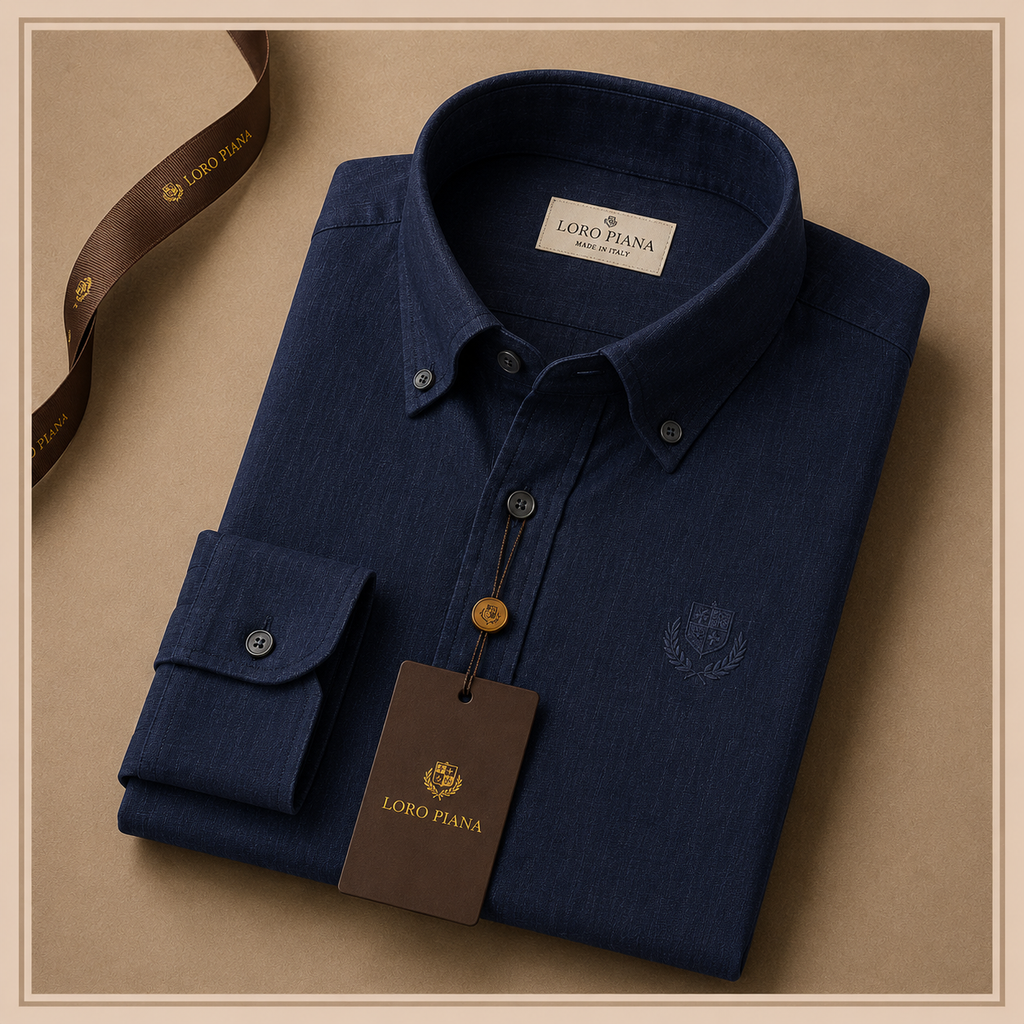 LORO PIANA ANDRÉ LINEN SHIRT