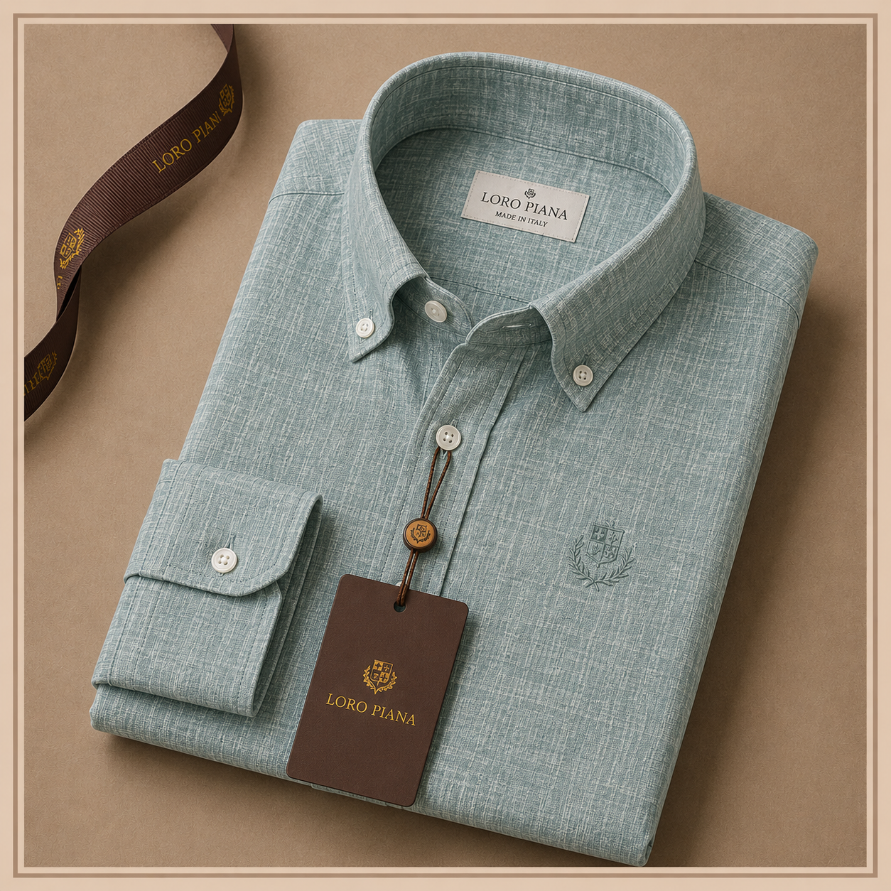LORO PIANA ANDRÉ LINEN SHIRT