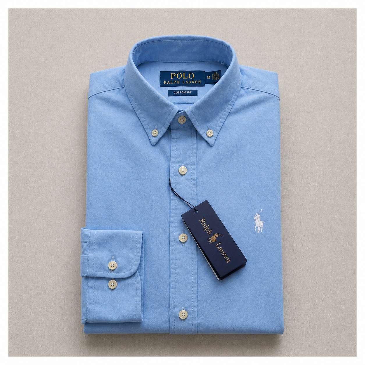 RALPH LAUREN SKY BLUE SHIRT
