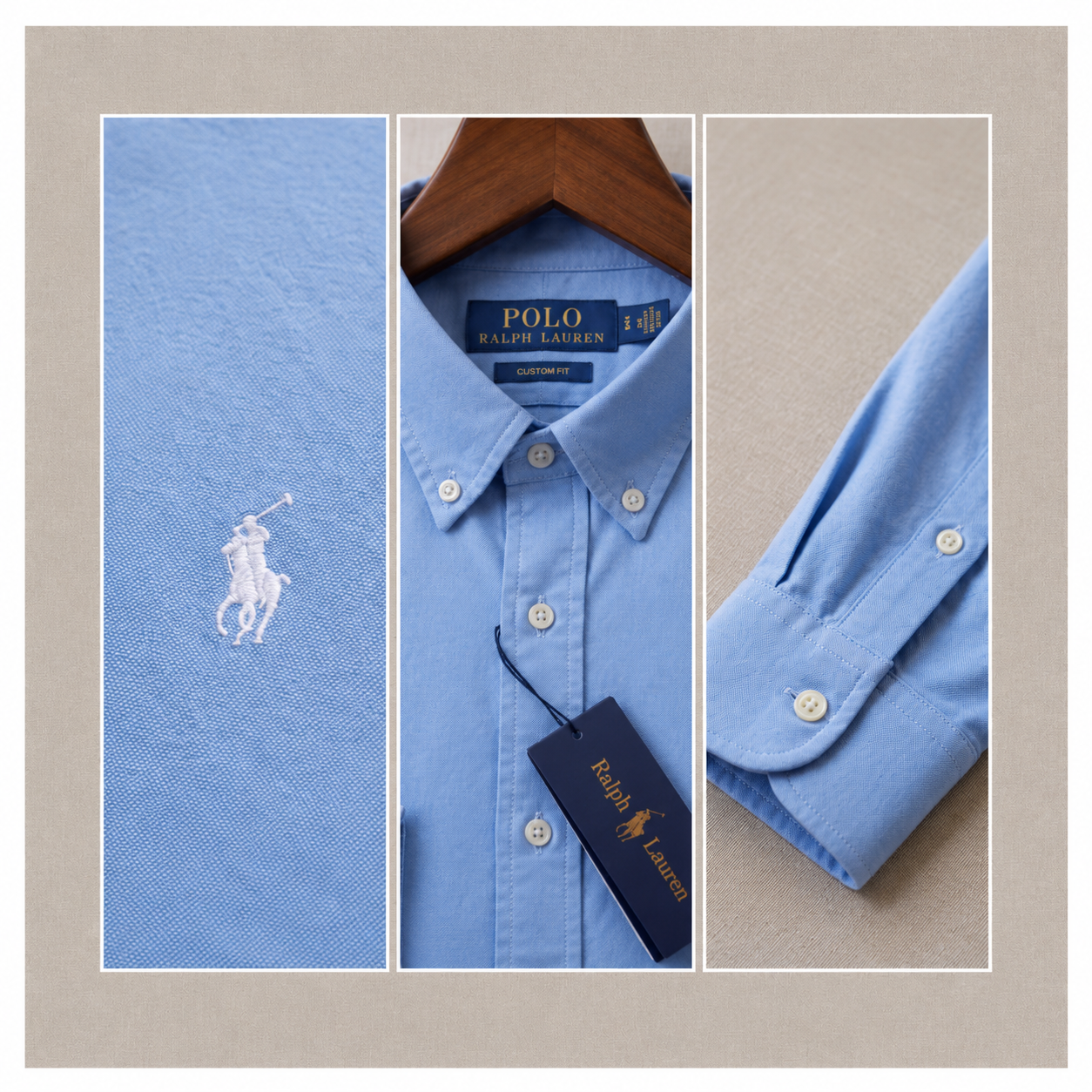 RALPH LAUREN SKY BLUE SHIRT